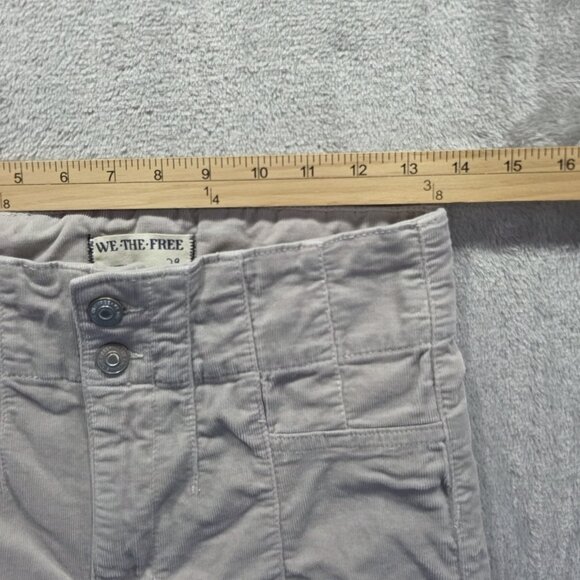 We The Free People Pants Women 29 Jayde Cord Flare High Rise Corduroy Bellbottom - Picture 8 of 11